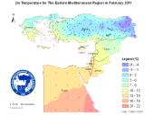 Observed 2m Temperature-2011-02
