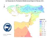Observed 2m Temperature-2012-02