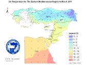 Observed 2m Temperature-2011-03