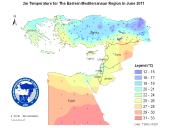 Observed 2m Temperature-2011-06