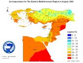 Observed 2m Temperature-2009-08