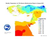 Observed 2m Temperature-2021-08